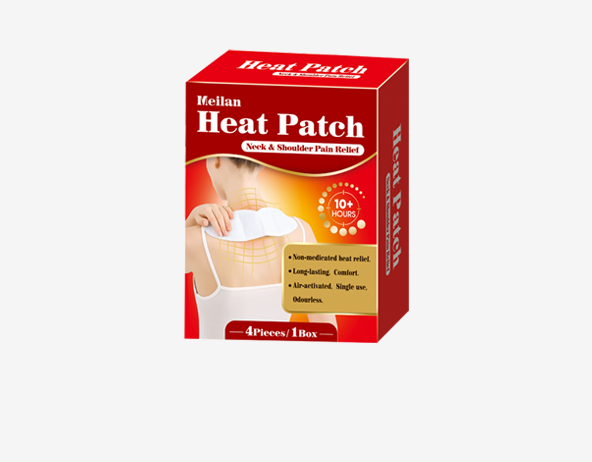 Neck heat therapy patch