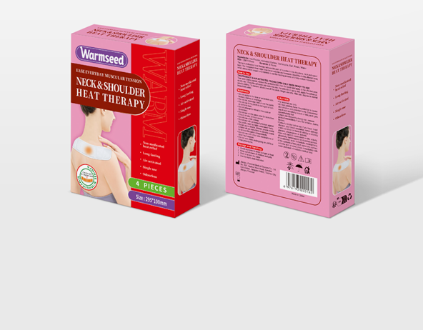 Neck heat therapy patch